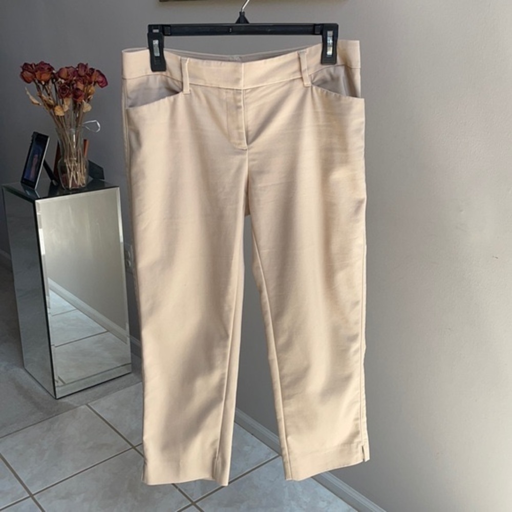 WHBM Perfect Form Straight crop pants